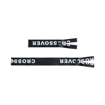 Waterproof nylon zipper korean type with white words