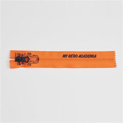 Waterproof orange nylon zipper TPU with words